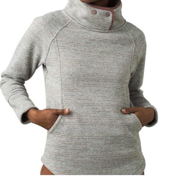 Prana Jackets & Blazers - PRANA NWT WOMEN’S TRI THERMAL THREADS TUNIC BUTTON NECK PULLOVER SZ S